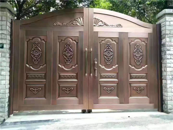 庭院铜门 (1)